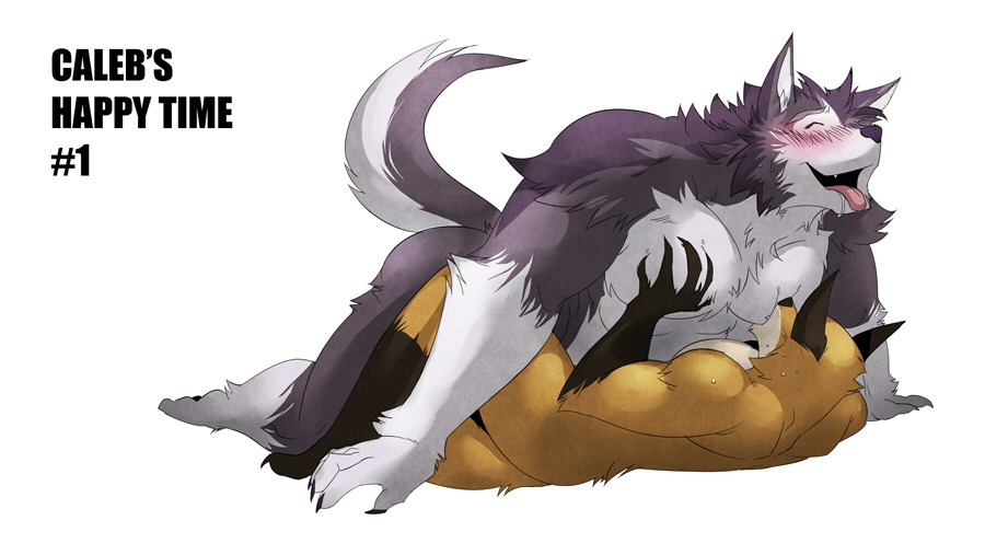 pandragonwolf:  Caleb’s Happy Time #1 - by Kokuhane 