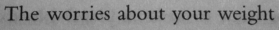 The Fear Of Falling Apart