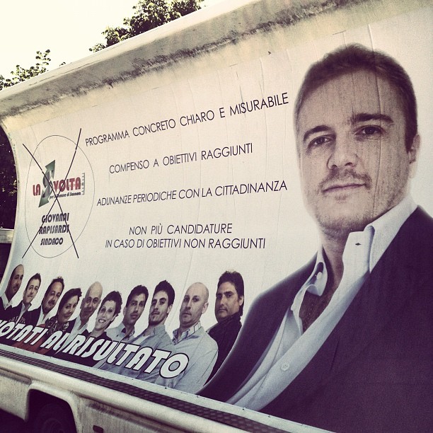 Una faccia, una razza #igerspadova #saonara#italy #election#degrado#polworld #occupy#occupysaonara#elezioni#2012