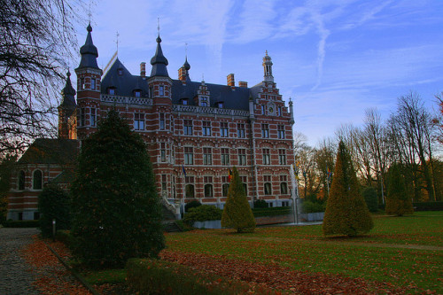 Castle of Countess Jeanne de Mérode, Westerlo, Belgium (by Rudi Roels).