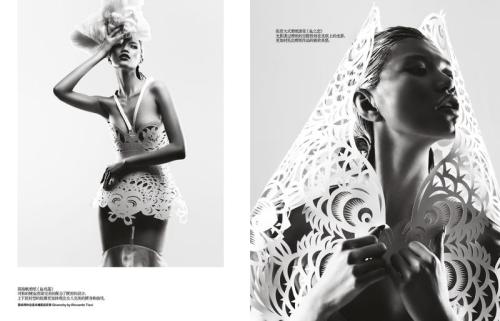 noblesimplicity: Harper’s Bazaar China : May 2012 model: Danni Li photographer: Trunk Xu