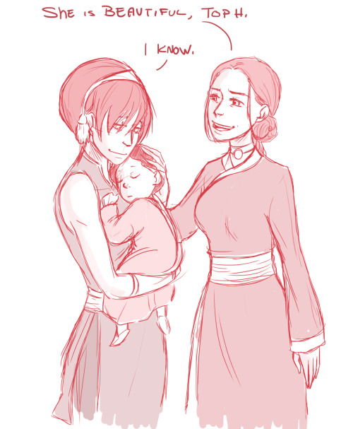 avatar-style:helioscentrifuge:makorraforevafangirl: It just hit me, Toph has never seen her daughter