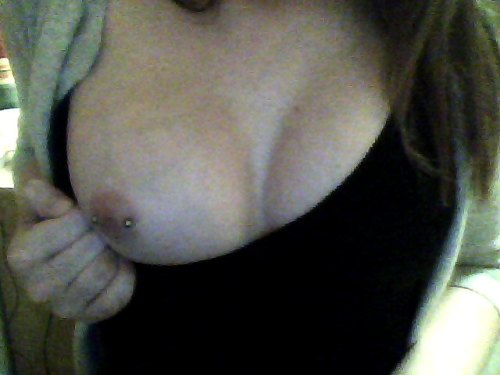 littlewench:  My boobs = my choice! I only wanted one nipple pierced, so that’s what I got. Simple! :D