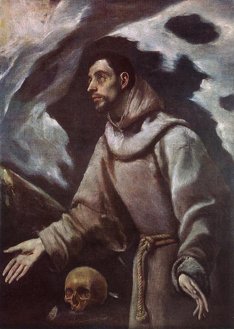 toad-hollow:  el greco, the ecstasy of st francis 