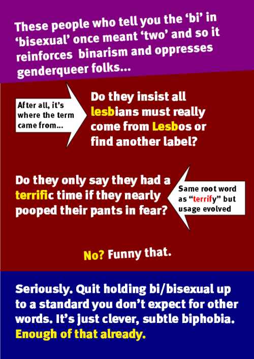 bialogue-group: Since the word “bisexuality” has “bi” (literally: two) in it