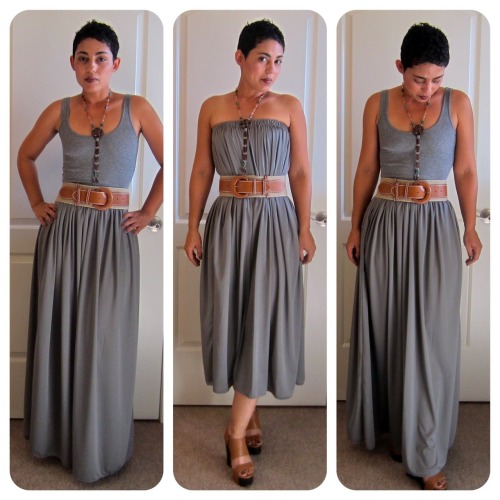 DIY Maxi Skirt to Dress. There is a video tutorial and written instructions for this skirt. Tutorial