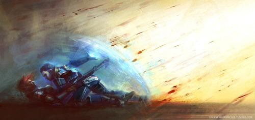 Mass Effect 3. It’s either paint or cry myself to sleep.