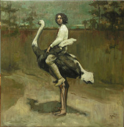 Brazenswing:  Paula Rubino: Ostrich Ride, 2010. 