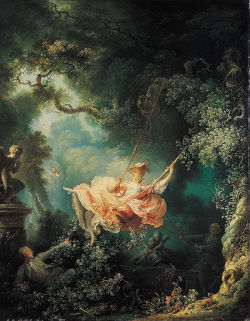 mechanicaljade:  Jean-Honoré Fragonard - The Swing (1767) 