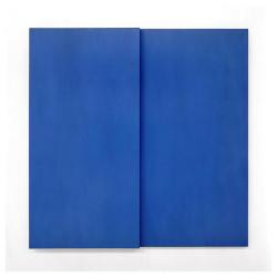 Museumuesum:  Ellsworth Kelly Blue Tablet1962Oil On Canvas, Two Joined Panels92 X