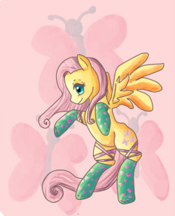 buckyeahmylittlepony:  Fluttershy by *gokai-chibi