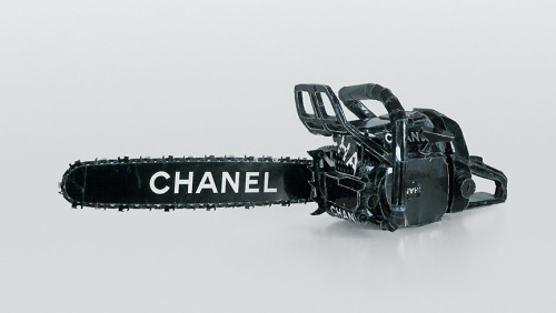 ronulicny: CHANEL chainsaw by….TOM SACHS….
