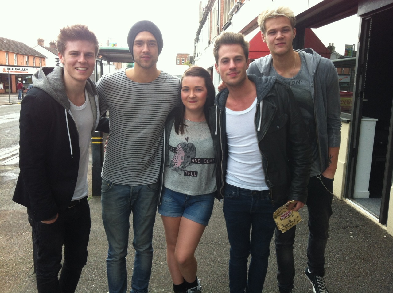 Lawson - When She Was Mine Radio Tour. 23rd April 2012.Kestrel FM Basingstoke. Fire