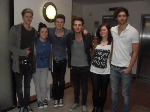 Lawson - When She Was Mine Radio Tour. 25th April.Twickenham - Gaydar Radio. Reading - Reading 107.The last one in Reading was hilarious. Walked in & Adam pointed out that Andy 'shit on himself’ but it was just chocolate LOL. Then whilst