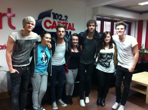 Lawson - When She Was Mine Radio Tour. 27th April 2012.Capital FM Birmingham.This was such an emotional station cos it was our last one. Ryan was like “we’ll see you later” cos we’ve been at nearly all the stations every day, so