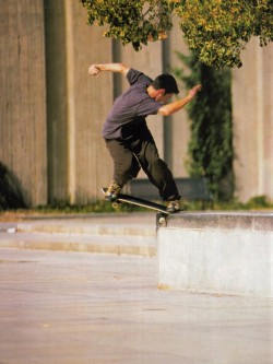 curb-slap:  Tim O’connor / Backside 180 Nosegrind / Syracuse, NY 