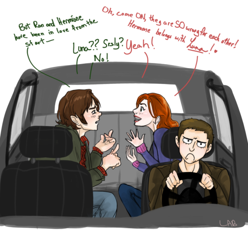 deanwinchesterinmybed:chevy—winchester:laurizplease:“Omg Sam, what House are you in on P