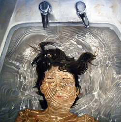 deadsymmetry:  The drowning artist (by Linnea Strid) 