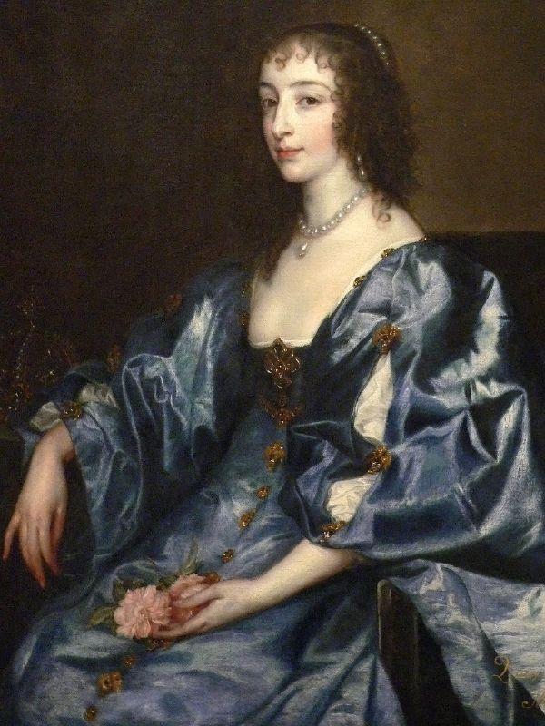 Antoon Van Dyck, Enrichetta Maria di Borbone Figlia di Enrico IV di Borbone (la mamma