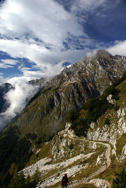 Hiking in Triglav National Park, Julian Alps, Slovenia (by mimo).