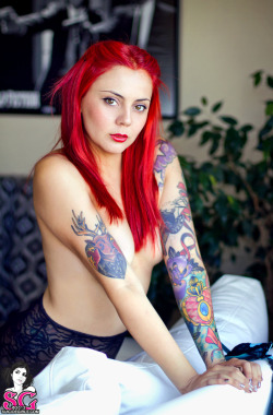 thedarksideofgruff:  Belena - Girl Youll Be a Woman Soon     Click Here For More Suicide girls 