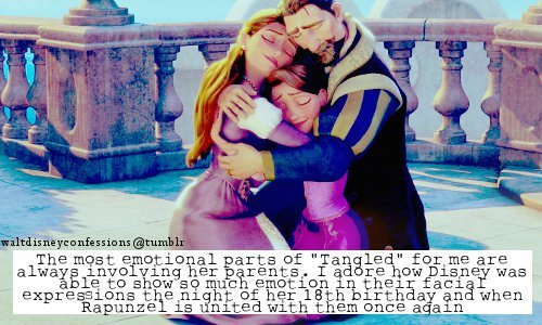 waltdisneyconfessions:  The most emotional parts of “Tangled” for me are always involvin