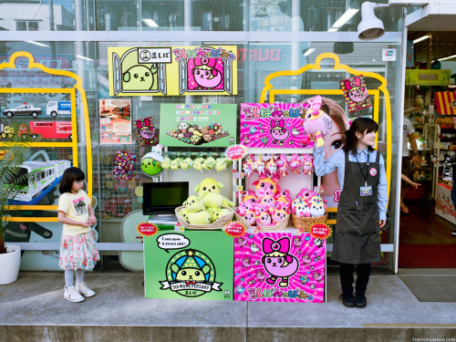 Super kawaii Mameshiba Pamyu Pamyu plush dolls on sale at Kiddy Land Harajuku today. The Mameshiba P