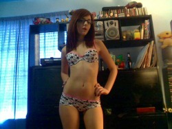 savingthrowvssexy:  Josie Jacobs in her Hello Kitty Bikini! 