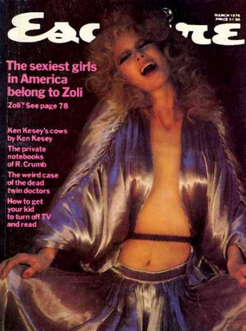 superseventies:The Sexiest Girls In America… Esquire magazine, March 1975.