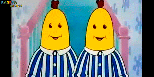 mente-caotica:  randomweas:  CTM que era ruda mi infancia D:  ÉSTAS eran las bananas en pijamas que yo veía :(, ahora son todas deformes y en 3D .. Bananas en pijamas (8)  
