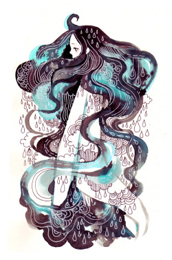 maruti-bitamin:  raincloud girl 