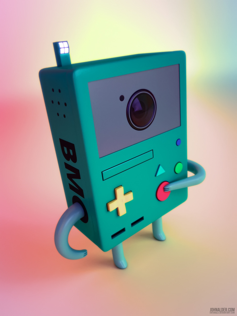 fyeahadventuretime:  Beemo is Camera! View on Deviantart |B|[° - °]|/­­  Submitted