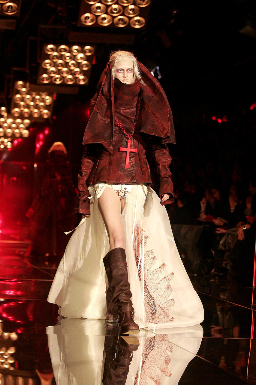 John Galliano unveils first collection in four years at London Collections:  Men