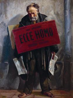 Wojciech Weiss, “Ecce Homo” , oil on canvas, 1934, 180x132 cm, private collection