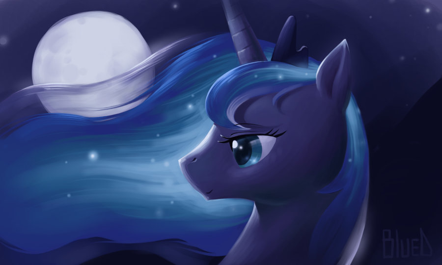 xenofim:  Luna by ~BlueDrg