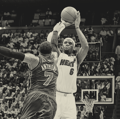 fyeahbballplayers:  2012 Playoffs - Lebron X Melo 