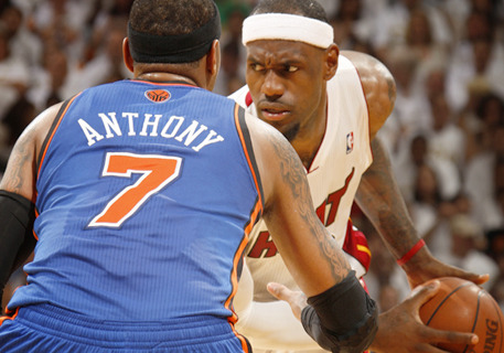 fyeahbballplayers:  2012 Playoffs - Lebron X Melo 