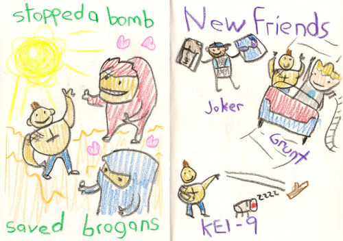 skoolmunkee: More Adventures of James Vega, Cool Bro and Space Marine I’m glad people liked th