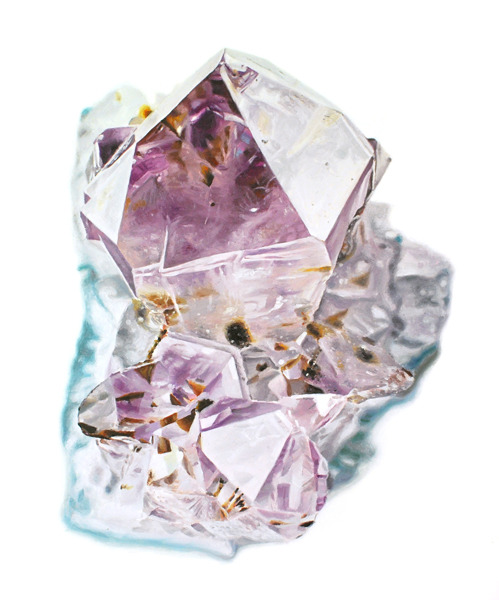 themineralogist:  ruineshumaines:  These are no photos – these are tiny, hyper-realistic and exquisitely detailed oil paintings of semi-precious gemstones and minerals, painted by Toronto-based Carly Waito.  this makes me sick  Wow