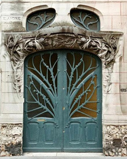 Porn Pics sweetvisage: Art Nouveau Doors (Photos uncredited