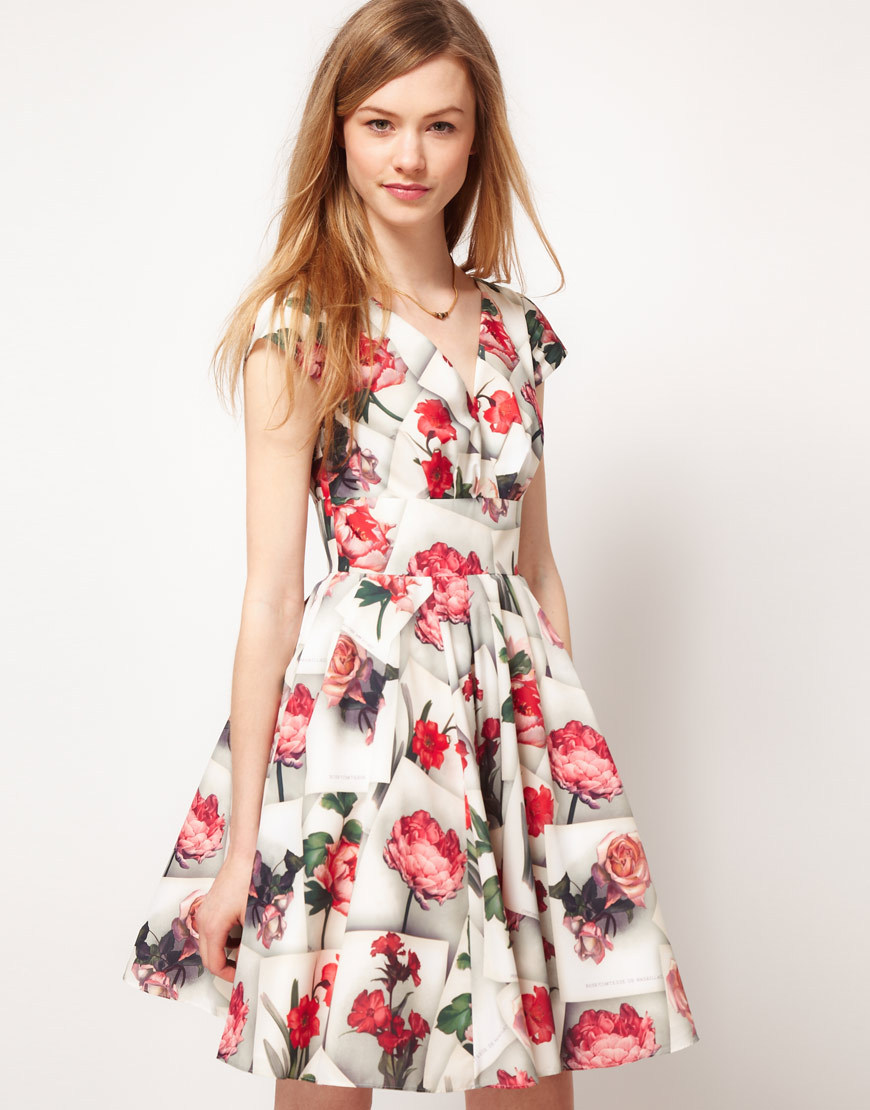 theclotheshorse: ted baker vintage floral dress