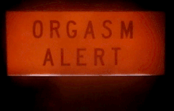 orgasm alert!