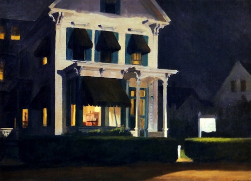 brazenswing:Edward Hopper: Rooms for Tourists, 1945.