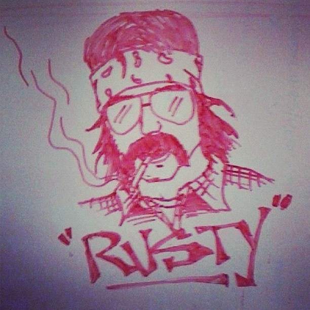 My name is Rusty, my truck is dusty, if you want me to go down you better not be&hellip;&hellip;..!