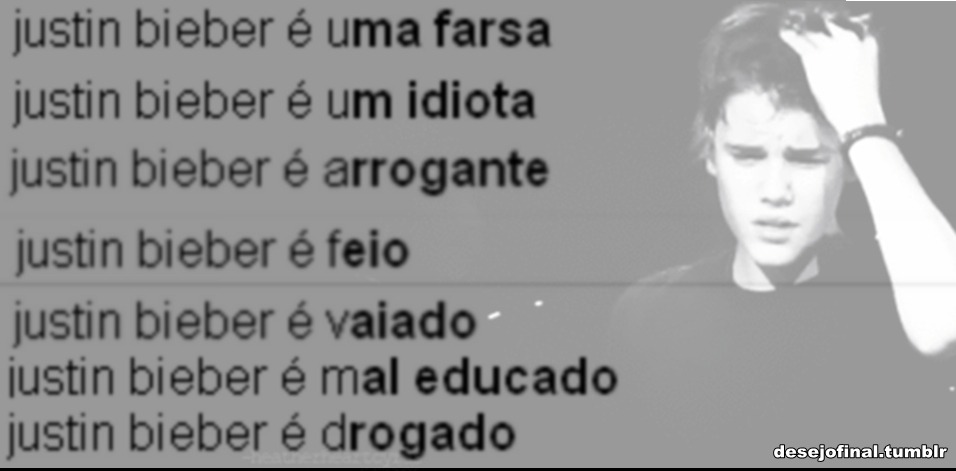  Cuidado, palavras também machucam. 