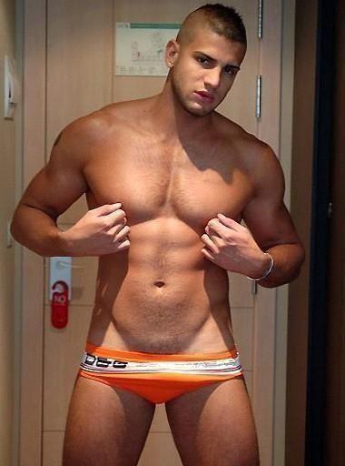 Hot guy tweaking his nips.  For more gay nippleplay, visit Nipple Pigs