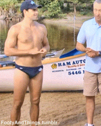 cooperquinn:  footyandthings:  scissors paper rock, if i win i get to take those speedos off with my mouth  my offer still stands luke ^^ 
