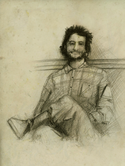 XXX More sketches. Christopher McCandless photo