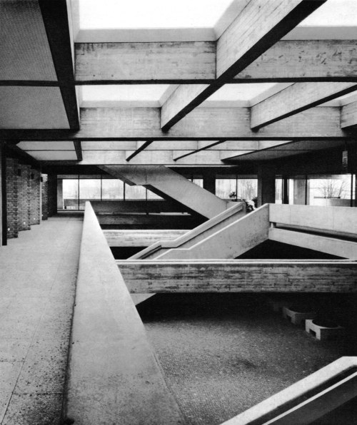 fuckyeahbrutalism: Ketteler College, Mainz, Germany, 1961-66 (Hans-Joachim Lenz)