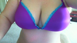 hisdirtylittlegirlbunny:  My boobies look HuGe in one of my new bras, lol! 